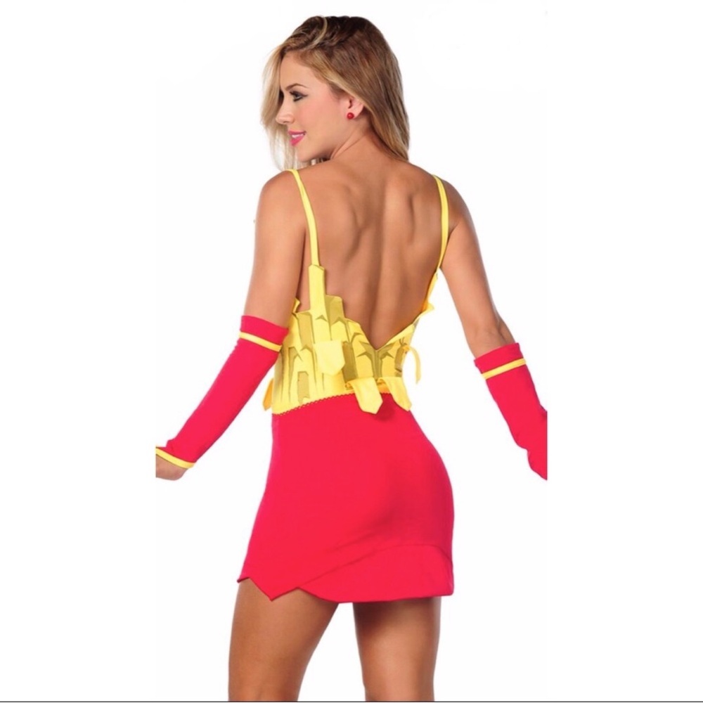 NWT Yandy Sexy Fries 3 PC Costume Set - Picture 2 of 10